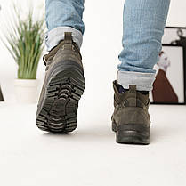 Чоловічі черевики на зиму хакі, фото 2