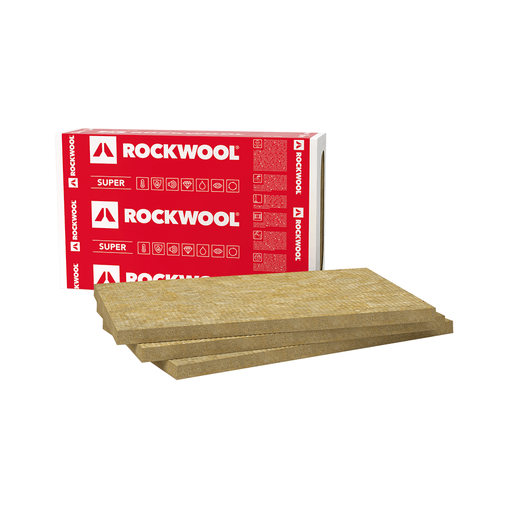 Утеплювач Rockwool STEPROCK SUPER ( Степрок Супер) 20 мм