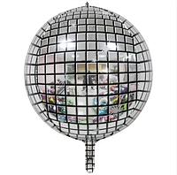 Фольгированный шар 3D Диско 28х56 см (Китай)
