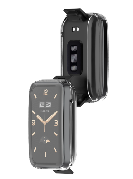 Чохол-накладка DK Silicone Face Case для Xiaomi Mi Band 7 Pro (clear)