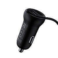 Адаптер автомобільний BASEUS Wireless mp3 Car Charger t typed S-16 2USB, 3.1A, фото 7