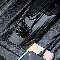 Адаптер автомобільний BASEUS Wireless mp3 Car Charger t typed S-16 2USB, 3.1A, фото 8