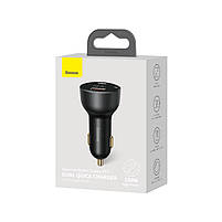Автомобільний зарядний пристрій Baseus Superme Digital Display PPS 100W USB + Type-C, фото 9