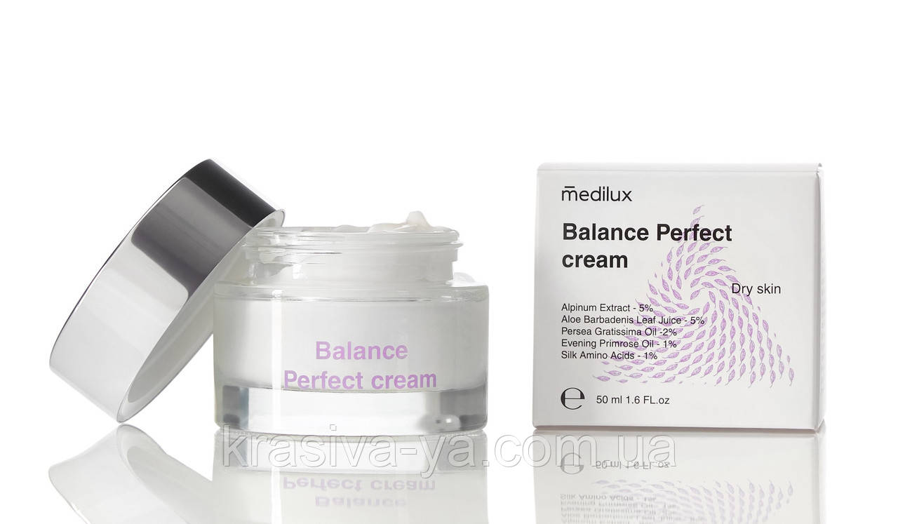 Балансуючий крем для сухої та чутливої шкіри Balance Perfect Cream Alpinum Extract Dry Skin, 50 мл