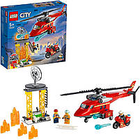 Конструктор LEGO City Пожежний рятувальний гелікоптер 212 деталей (60281), фото 4