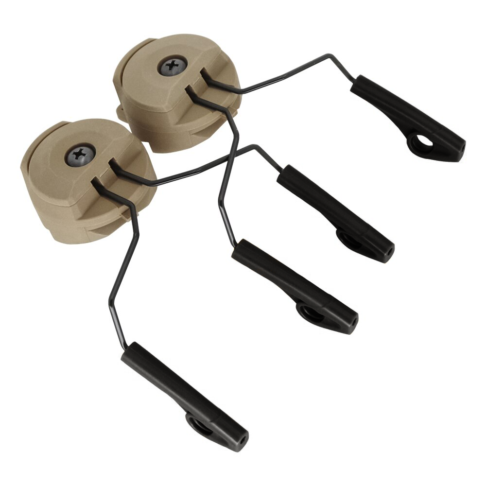 Кріплення на каску шолом для навушників Howard Leight Impact Sport/Bolt/Pro, Earmor M31/M32, Койот, фото 1