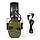 Навушники Активні стрільці ProTac Slim Олива + кріплення на шолом FAST, TOR-D, ACH MICH (рильси ARC), фото 5