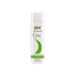 Лубрикант на водній основі pjur Woman Aloe 100 мл з екстрактом алое, зволожуючий, без парабенів, фото 2
