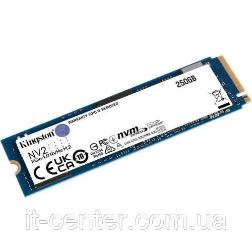 Накопичувач SSD 250GB M.2 NVMe Kingston NV2 M.2 2280 PCIe Gen4.0 x4 (SNV2S/250G)