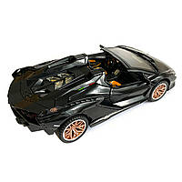 Іграшкова машинка металічна Lamborghini Sian (Ламборгіні Сіан) АвтоЕксперт", чорний, світло, звук, інерція, відкр двері, багажник,, фото 6