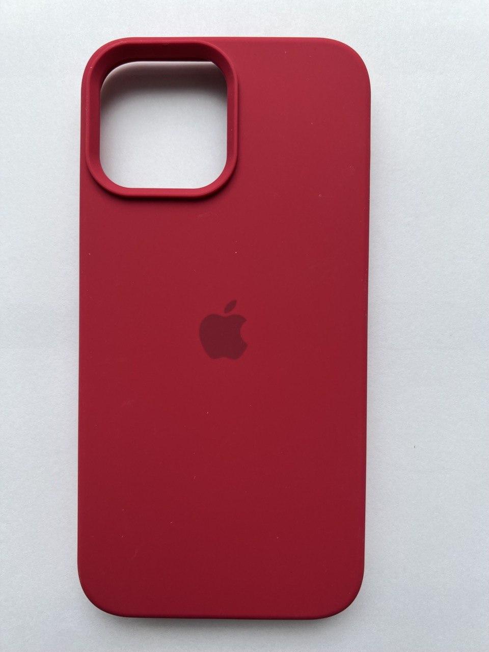 Чохол Silicone Case для Apple iPhone 13 Pro Max Garnet