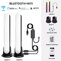 LED смафрт световые планки RGB WIFI + bluetooth с управлением с телефона (sv1868)