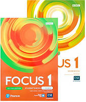 Focus 1 Second Edition student's Book with Active Book + Workbook (Підручник + зошит) Комплект з англійської мови