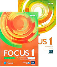 Focus 1 Second Edition student's Book with Active Book + Workbook (Підручник + зошит) Комплект з англійської мови