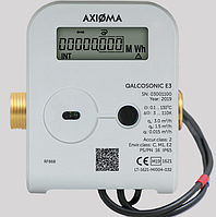 Ультразвуковий теплолічильник QALCOSONIC E3 15-1,5 M-BUS 130 °C Axioma Metering (Литва)