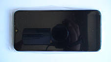 Дисплей з сенсором Samsung A015 Galaxy А01 Black, GH81-18209A, оригінал з рамкою, вузький коннектор!, фото 3