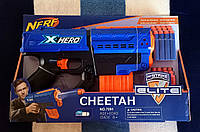 Іграшковий Дитячий Бластер Blaze Storm Nerf 7091 Cheetah на м'яких патронах 24шт