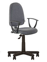 Популярное кресло для персонала с регулировкой высоты и наклона спинки Prestige (Престиж) II GTP С Темно-серый