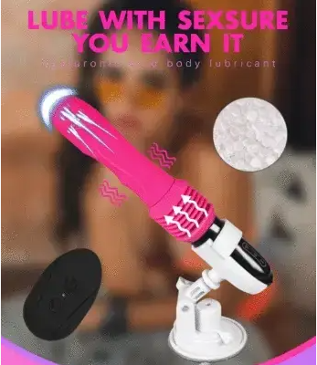 Секс машина з вібрацією і пультом, машина фалос для сексу на присоску, інтимні іграшки для жінок, фото 1