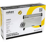 Конвектор електричний нагрівач 2 в 1 Rotex RCX201-H 2 кВт, фото 3