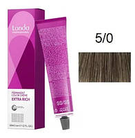 Крем-краска для волос Londacolor 5/0 Светло-коричневый 60 мл