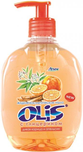 Мило рідке  Olis Гліцерин Дика кориця та апельсин з дозатором 300 мл (4820021762765)