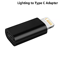 Перехідник для навушників Lightning — Type-C AUX Audio Converter. Адаптер аудіо Лайтинг to 3.5 mm mini jack CV3B