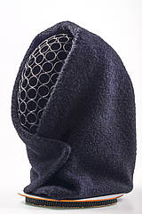 Капор теплий KENT&AVER капюшон жіночий ангора чорний