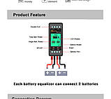 Балансир АКБ Battery Equalizer Mazava PLC-10 з індикацією, фото 5
