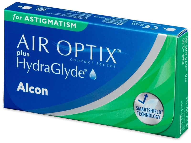 Контактні лінзиAir Optix plus HydraGlyde for Astigmatism (3 лінз)