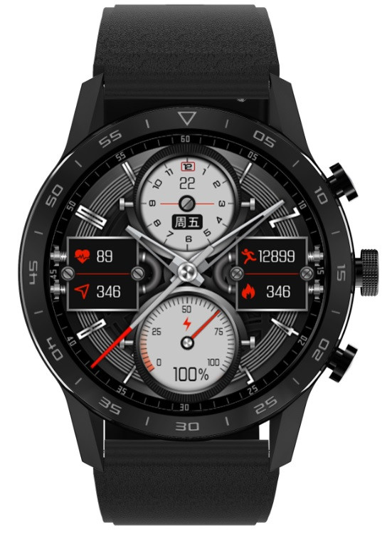 Чоловічий розумний годинник Smart Smart DT07 Cosmos. Bluetooth смарт-годинник сенсорний із пульсометром