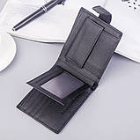 Чоловічий гаманець із натуральної шкіри. Шкіряний гаманець чоловічий портмоне зі шкіри Коричневий, фото 6