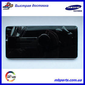 Дисплей із сенсором Samsung A736 Galaxy A73 5G Black, GH82-28884A, оригінал у зборі з рамкою!