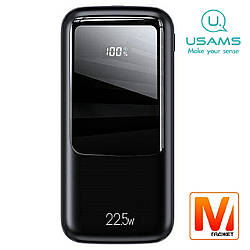 Повербанк Usams US-CD177 PB58 Dual QC+PD Digital Display 22.5W 20000mAh Black (20KCD17701) Гарантія!