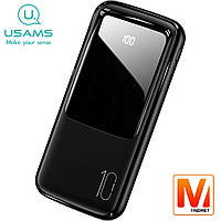 Повербанк Usams US-CD163 PB58 Dual USB Digital Display Power Bank 10000mAh Black (10KCD16301) Гарантия!