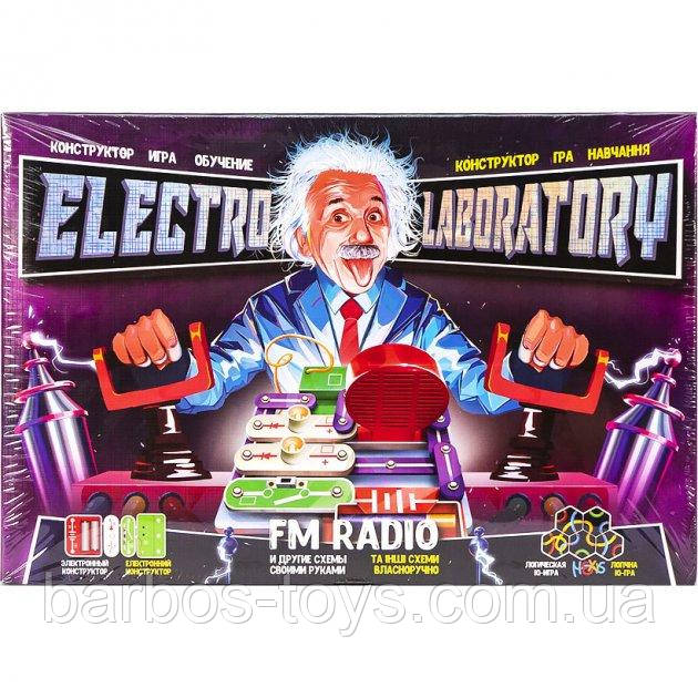Електронний дитячий конструктор розвивальний "Electro Laboratory. Radio" від 6 років