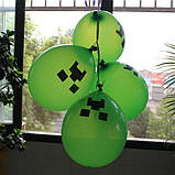 Кульки повітряні надувні Майнкрафт, фото 2