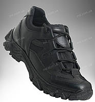 Тактические демисезонные кроссовки / кожаная военная обувь деми Tactic LOW2 (black)