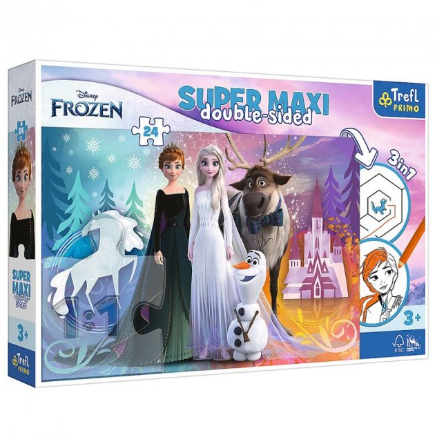 Пазли 2в1Trefl Super Maxi 24 елемента