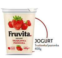 Йогурт Fruvita клубника 400 г