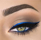 Підводка для очей Golden Rose Cat's Eyes Eyeliner Water Resistant Matte Blue, фото 3