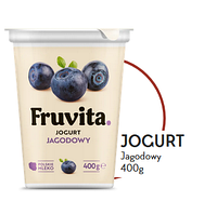 Йогурт Fruvita голубика 400 г