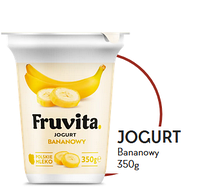 Йогурт Fruvita банан 400 г