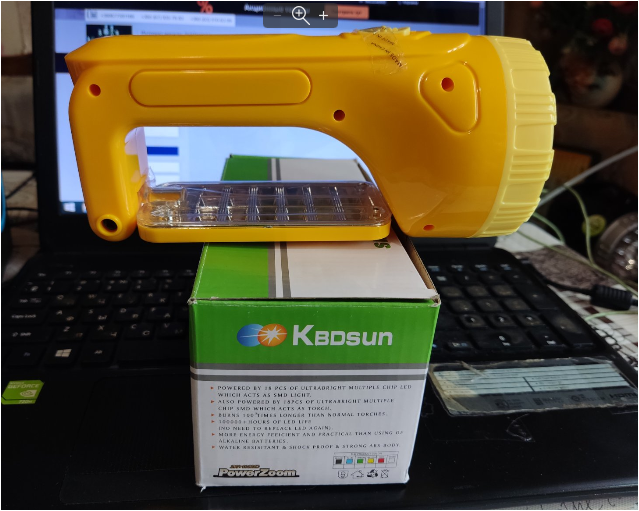 Ручной аккумуляторный аварийный кемпинговый фонарь Kbdsun KB-5813 лампа для освещения 19 led - фото 6 - id-p1709030130
