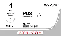PDS II (ПДС) (рассасывающийся шовный материал), р. №1, 90 см, колющая игла,40 мм 1/2