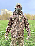 Куртка весняна SoftShell софтшелл Піксель ЗСУ. Розмір L., фото 10