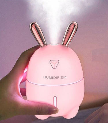 Зволожувач повітря і нічник 2в1 Humidifiers Rabbit кролик зайчик, фото 1