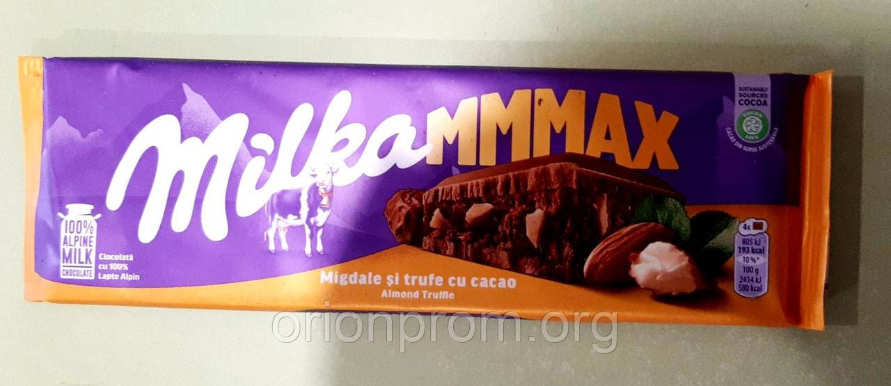 Шоколад Milka з мигдалем та трюфелем молочний 300 г
