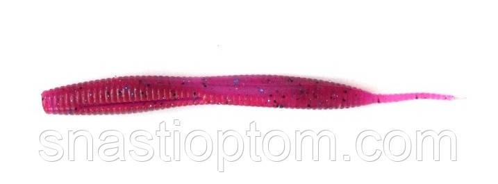 Силіконова приманка рибальська Taipan Rain Worm, довжина 3,8 дюйма, 8шт/уп, колір №02 Mistik pink