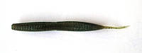 Силіконова приманка рибальська Taipan Rain Worm, довжина 3,8 дюйма, 8шт/уп, колір №10 Motor oil